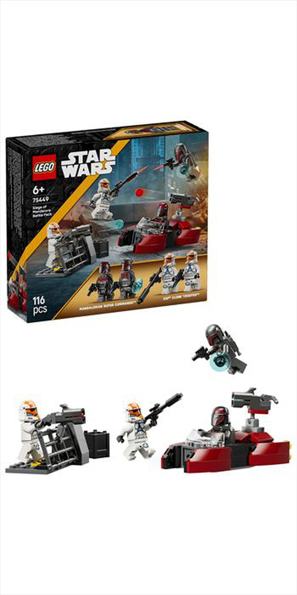 Immagine del prodotto LEGO - STAR WARS Battle Pack Assedio di Mandalore - 75449-Multicolore