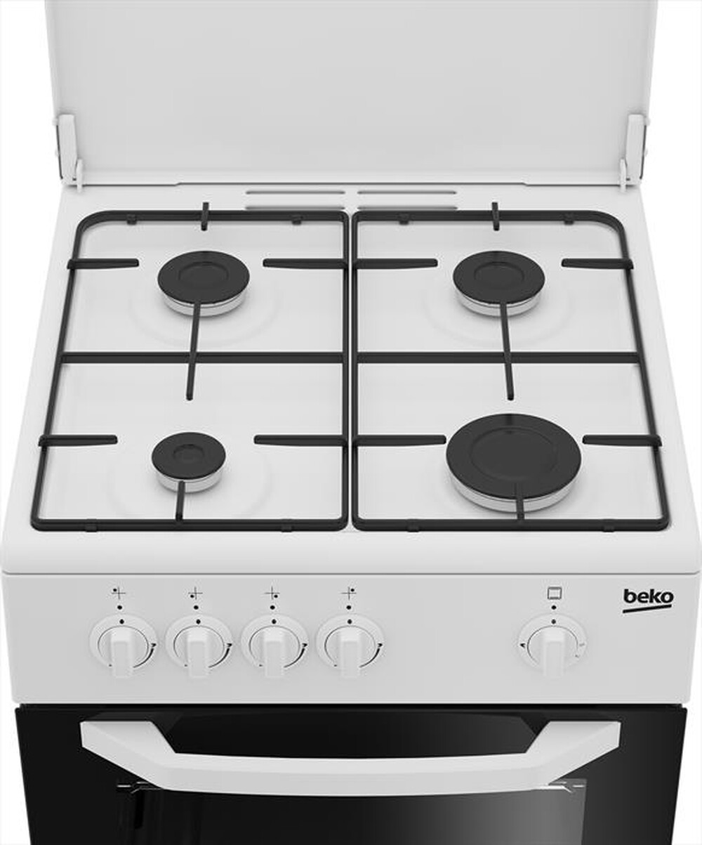 Immagine del prodotto BEKO - Cucina a gas CSG42009DW-Nero, Bianco