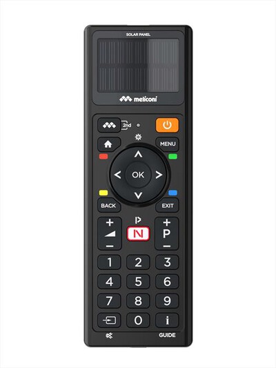 MELICONI - Telecomando universale SOLAR TV-Nero