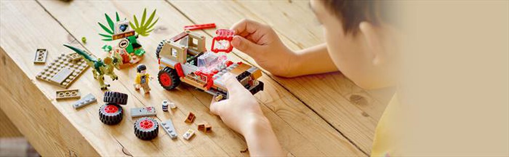 Immagine del prodotto LEGO - JURASSIC WORLD L&rsquo;agguato del Dilofosauro - 76958