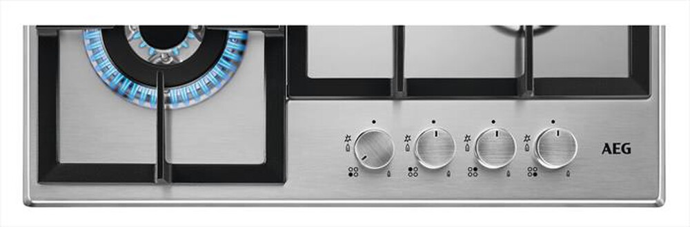 Immagine del prodotto AEG - Piano cottura a gas HGB64400SM 4 fuochi 59,4cm-Inox