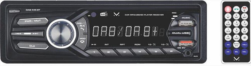 "MAJESTIC - Car stereo DAB 445 BT-NERO"