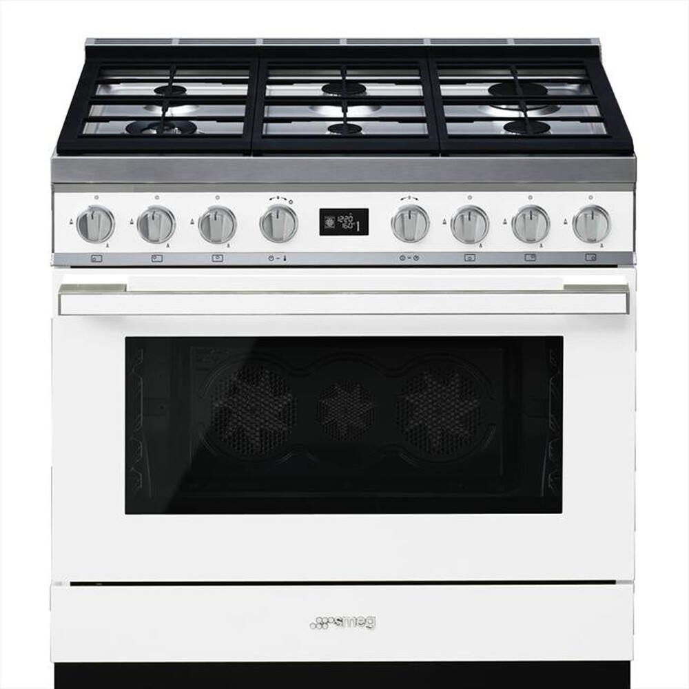 "SMEG - Cucina a gas CPF9GPWH Classe A+-BIANCO"