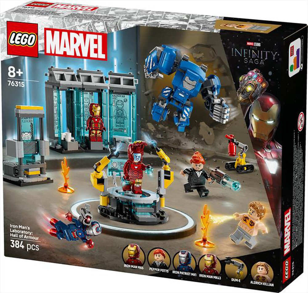 Immagine del prodotto LEGO - MARVEL Laboratorio Iron Man: Sala Armature 76315