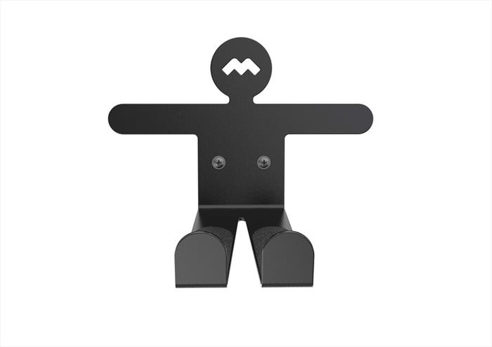 "MELICONI - OMINO GANCIO PEDALE BICI-Acciaio di colore nero con pro"