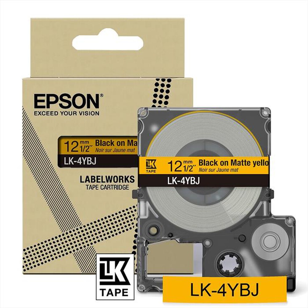 "EPSON - NASTRO LABEL WORKS SISTEMI PER ETICHETTE-YELLOW/BLACK"