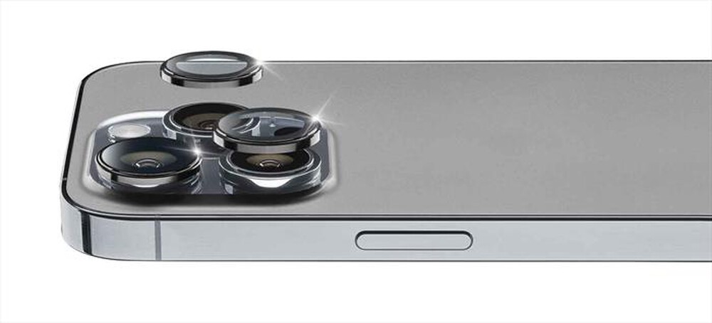 "CELLULARLINE - CAMERA LENS RING - IPHONE 16 PRO/16 PRO MAX-Transparent"