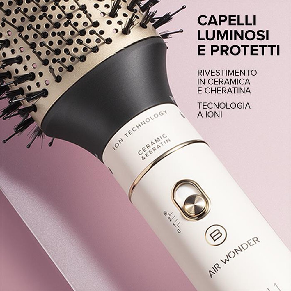 Immagine del prodotto BELLISSIMA IMETEC - MODELLATORE AD ARIA CALDA AIR WONDER-Oro, Bianco