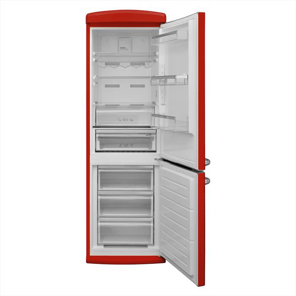 "CRANKER - Frigorifero combinato CRCB7010NFR Classe E 331 lt-ROSSO"