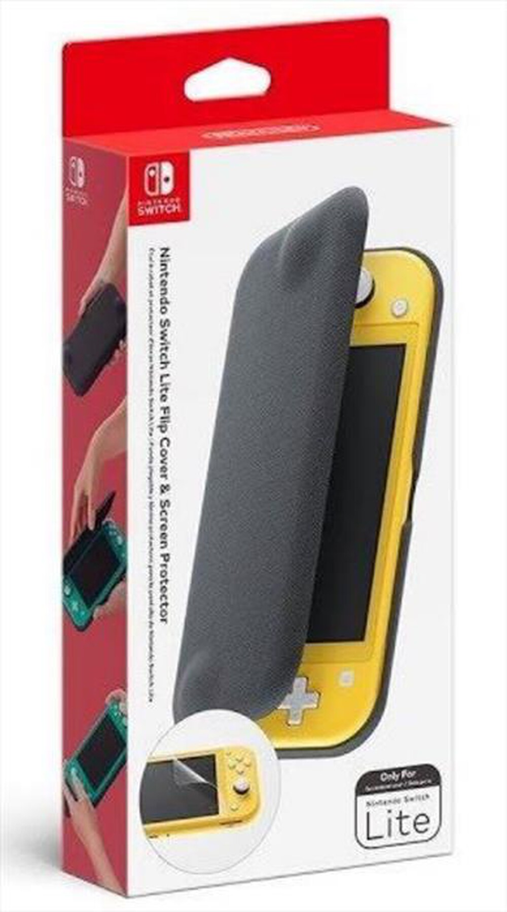 "NINTENDO - Custodia Flip e Pellicola per Switch Lite"