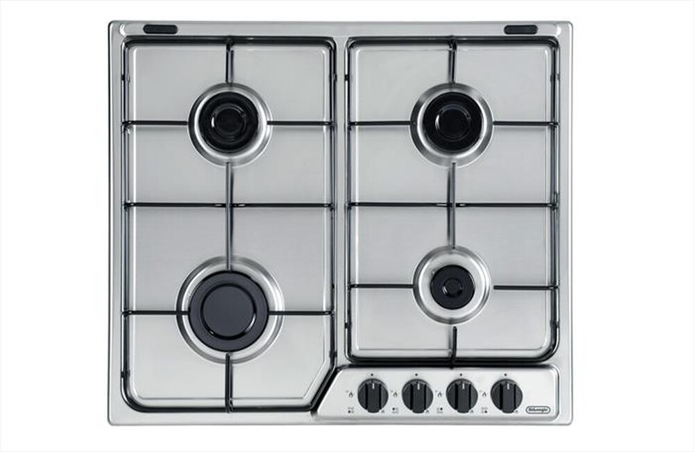 "DE LONGHI - Piano cottura a gas YAF 46 ASV 4 fuochi 58cm-Inox"