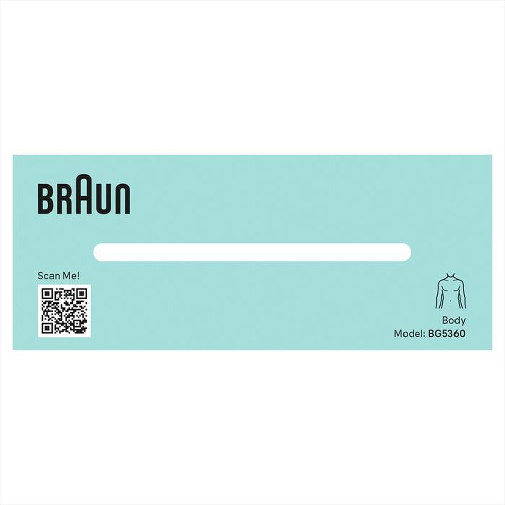 "BRAUN - Rasoio CORPOSERIES 5 5360-Nero"