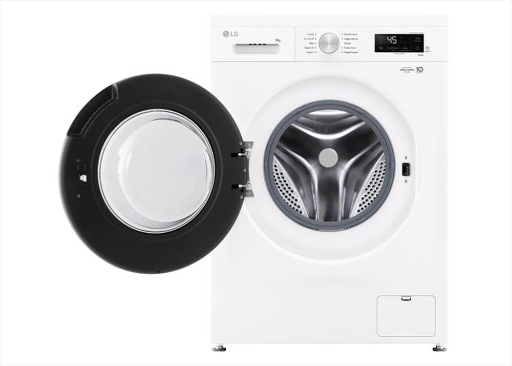 "LG - Lavatrice AI DD F4NX1009NWB SERIE X1 9kg Classe A-Essence White"