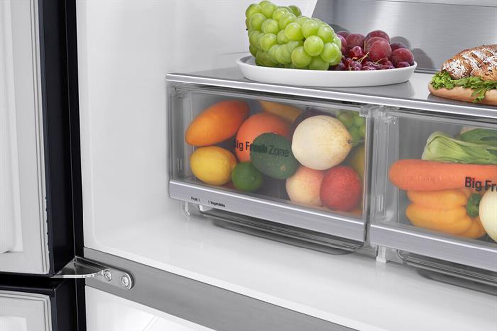 "LG - Frigorifero 4 Porte INSTAVIEW GMX844MC6F Classe F-Nero"