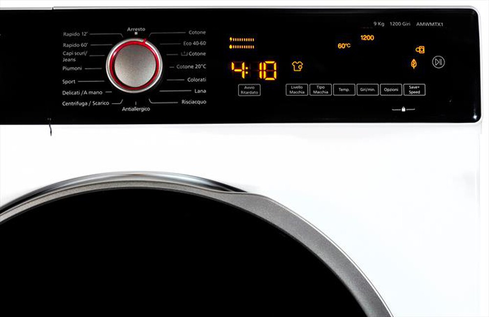 "AAAMAZE - Lavatrice AMWMTX1 9 Kg Classe B-BIANCO"