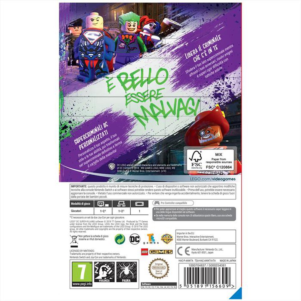 "WARNER GAMES - LEGO DC SUPER VILLAINS NS"