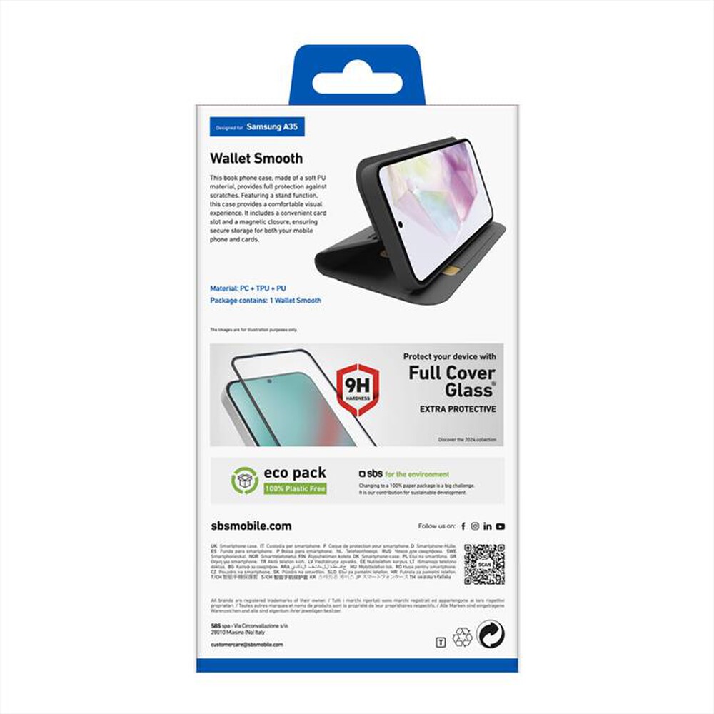 Immagine del prodotto SBS - Custodia TEBKLITESAA35K per Samsung A35-Nero