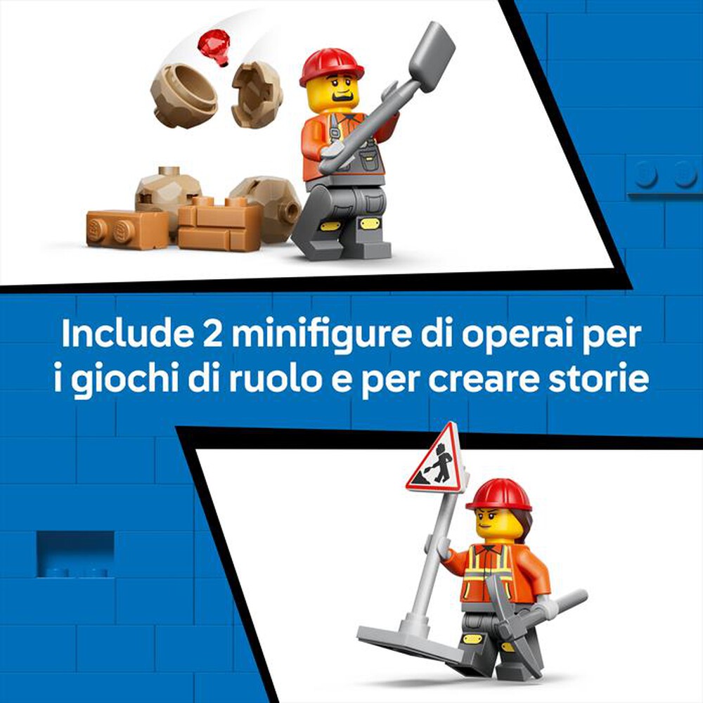 Immagine del prodotto LEGO - CITY Scavatrice da cantiere gialla - 60480