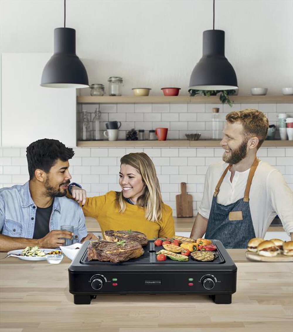 "ROWENTA - Barbecue elettrico KG9008 Grill da interno"