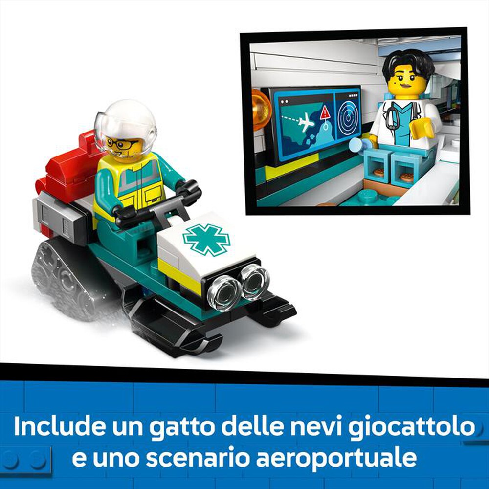 "LEGO - AEREO AMBULANZA DI EMERGENZA-,"