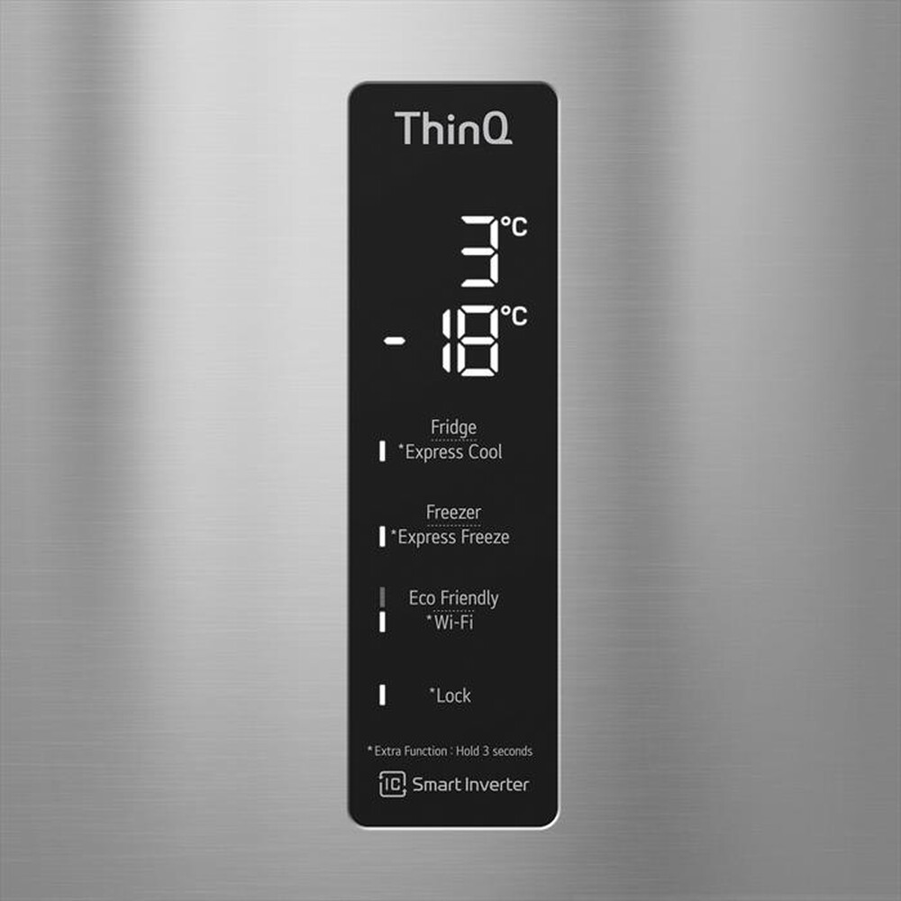 Immagine del prodotto LG - Frigorifero combinato GBB567PZCMB Classe E 500lt-Stainless steel
