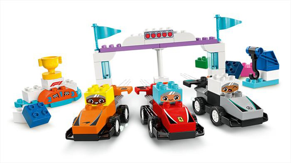 Immagine del prodotto LEGO - DUPLO Town Auto da corsa e piloti Team F1&reg; 10445