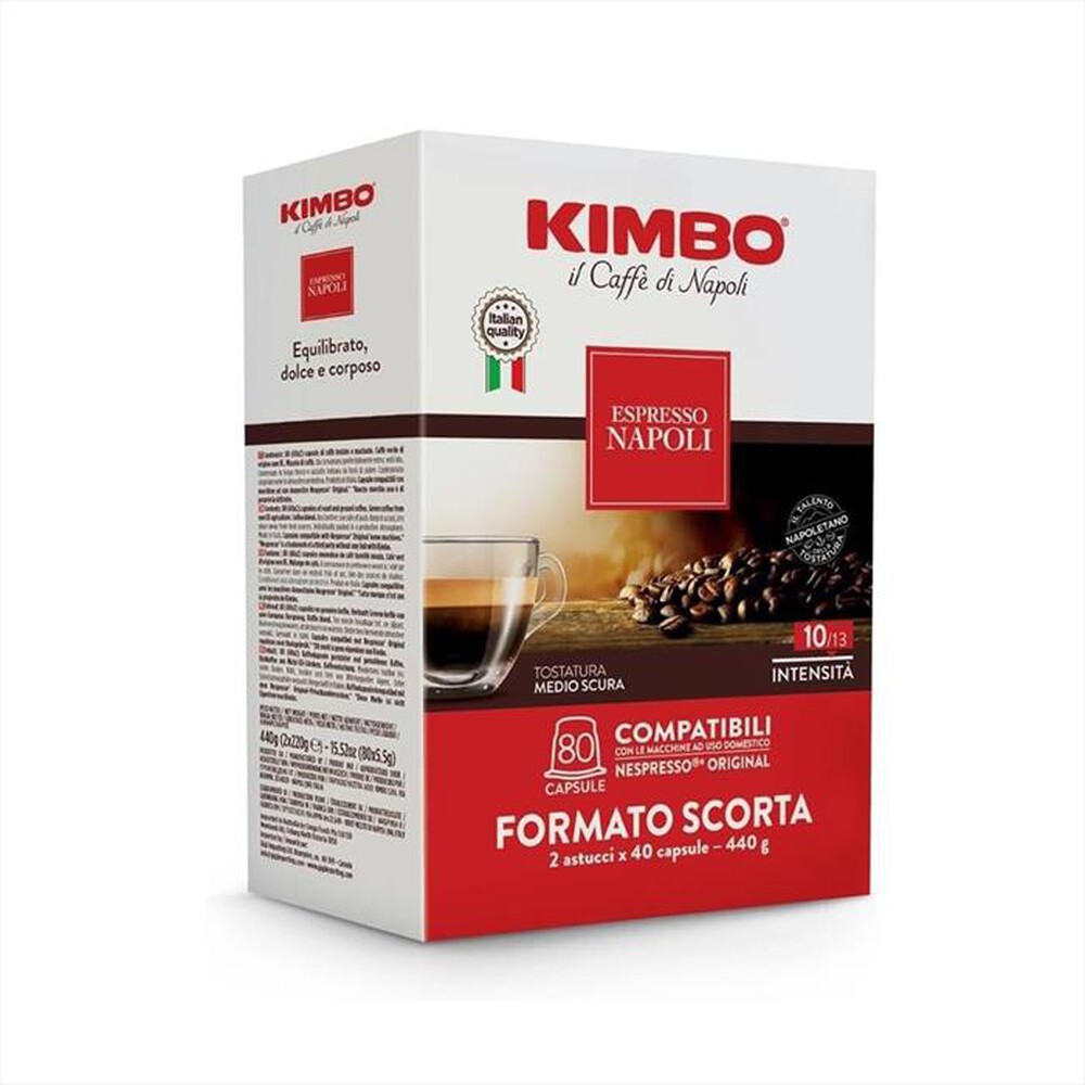 Immagine del prodotto KIMBO - 014498 NAPOLI 80 PZ. COMP. NEPRESSO-Multicolore