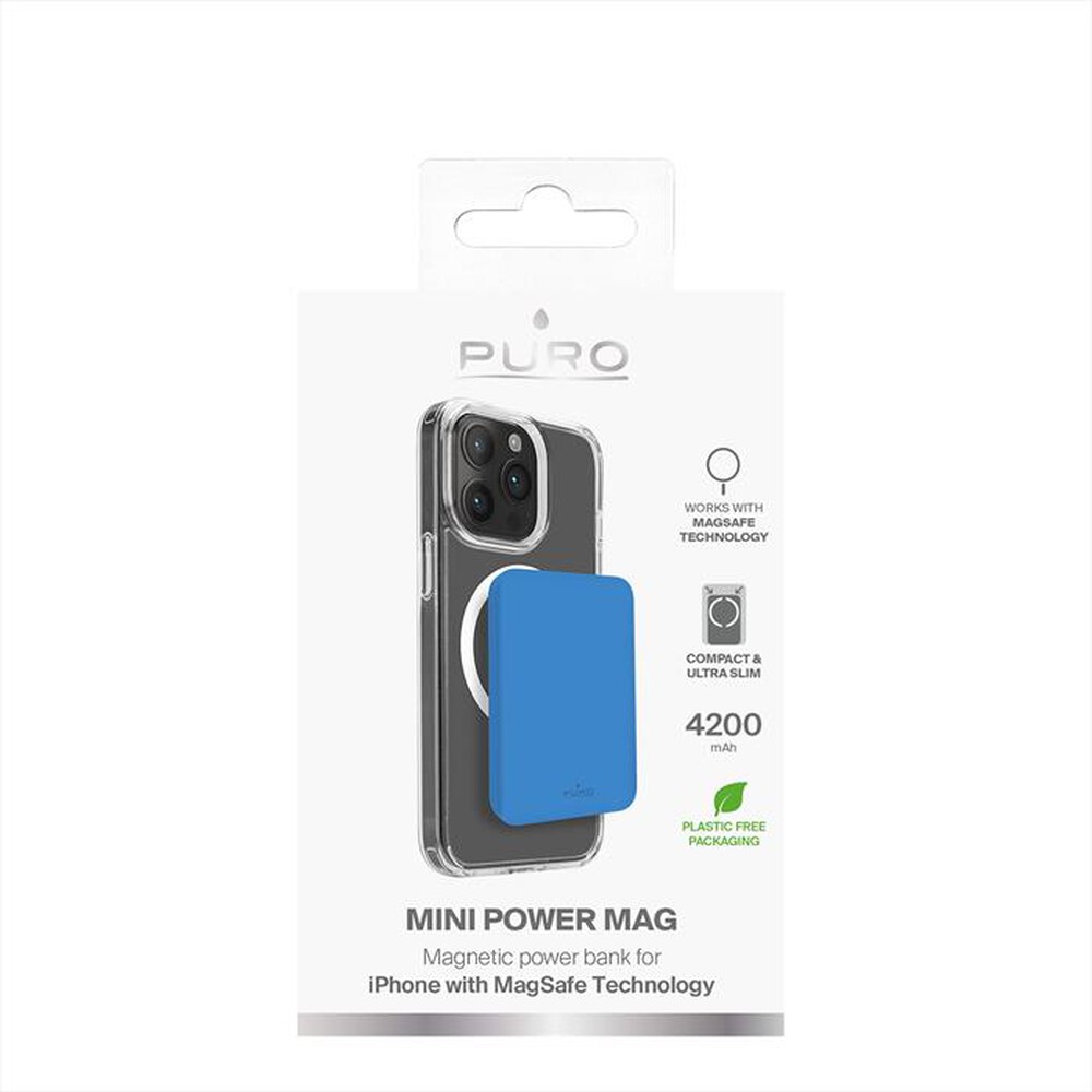 Immagine del prodotto PURO - Powerbank PUFCBB40P2MAGBLUE-Blue Lagoon