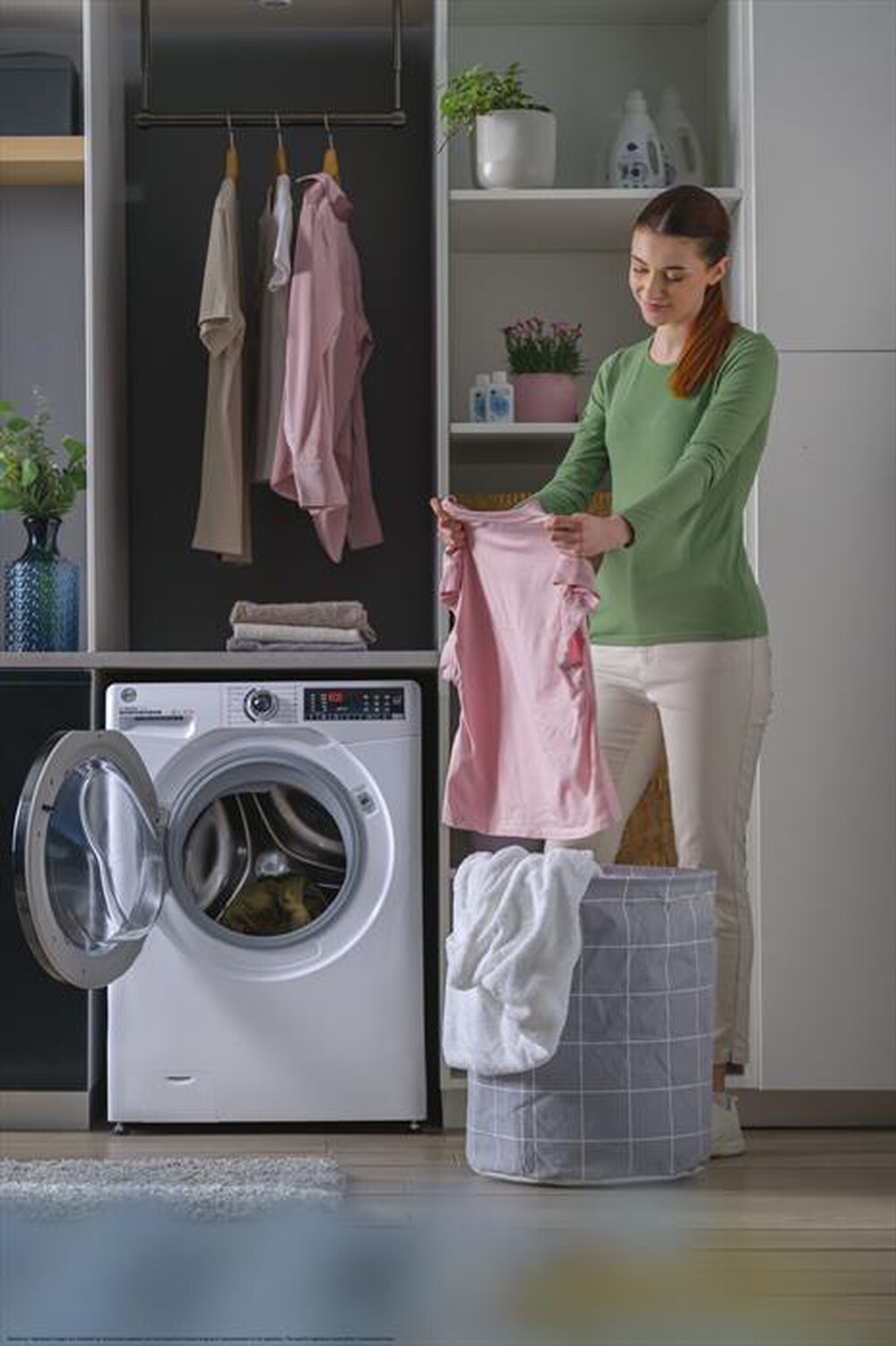 "HOOVER - Lavatrice H3WPS4376TAMB6-S 7 Kg Classe A-Bianco"