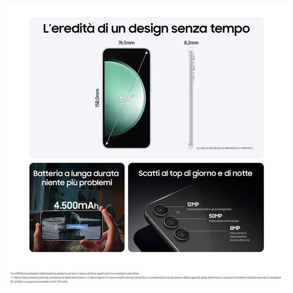 "SAMSUNG - Smartphone GALAXY S23 FE-Cream"