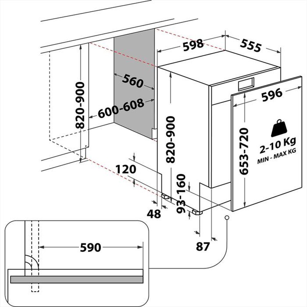 Immagine del prodotto HOTPOINT ARISTON - Lavastoviglie HA6IA14BN7A0 Classe A 14 coperti
