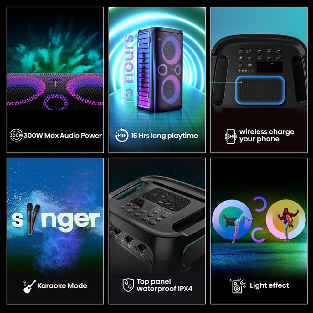 Immagine del prodotto HISENSE - Party speaker bluetooth PARTY STORM 1-NERO