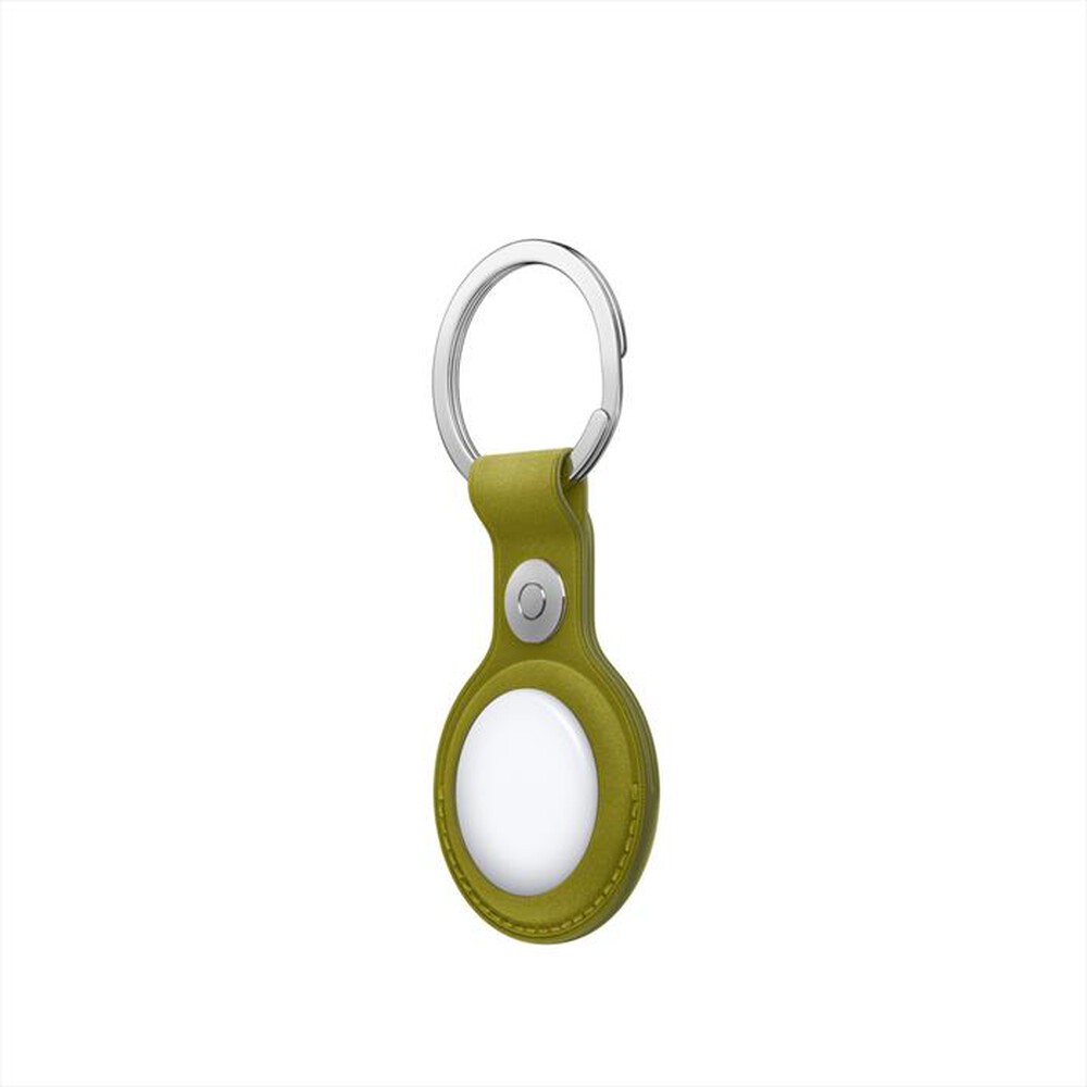 "APPLE - Portachiavi AirTag FineWoven-Verde chartreuse"