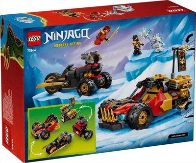 LEGO - Veicoli combinati di Kai e Cole - 71864
