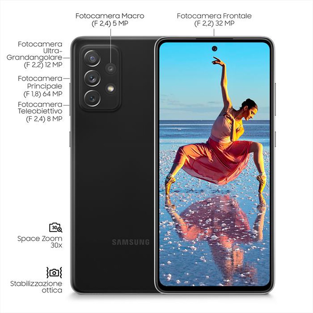 "VODAFONE - SAMSUNG Galaxy A72-Black"