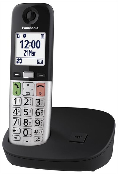 PANASONIC - Cordless KX-TGU410EXB-Nero/Silver