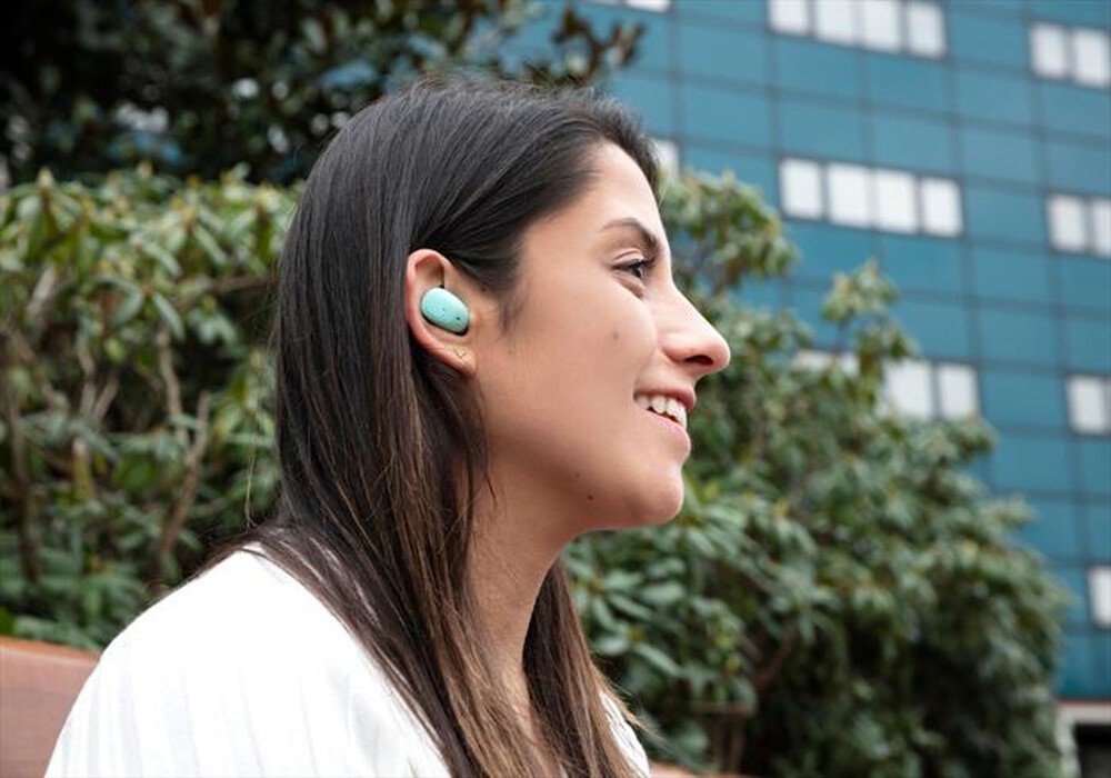 "TRUST - NIKA COMPACT BLUETH EARPHONES MINT-Turquoise"