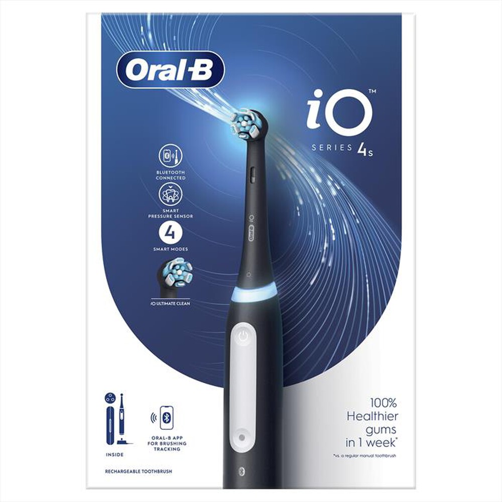 "ORAL-B - Spazzolino Elettrico Ricaricabile IO 4S-Nero"