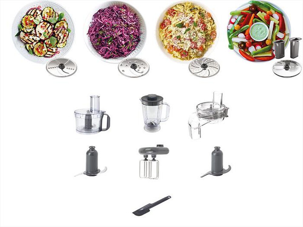 "KENWOOD. - Robot da cucina MultiPro Compact FDM304SS-Silver"