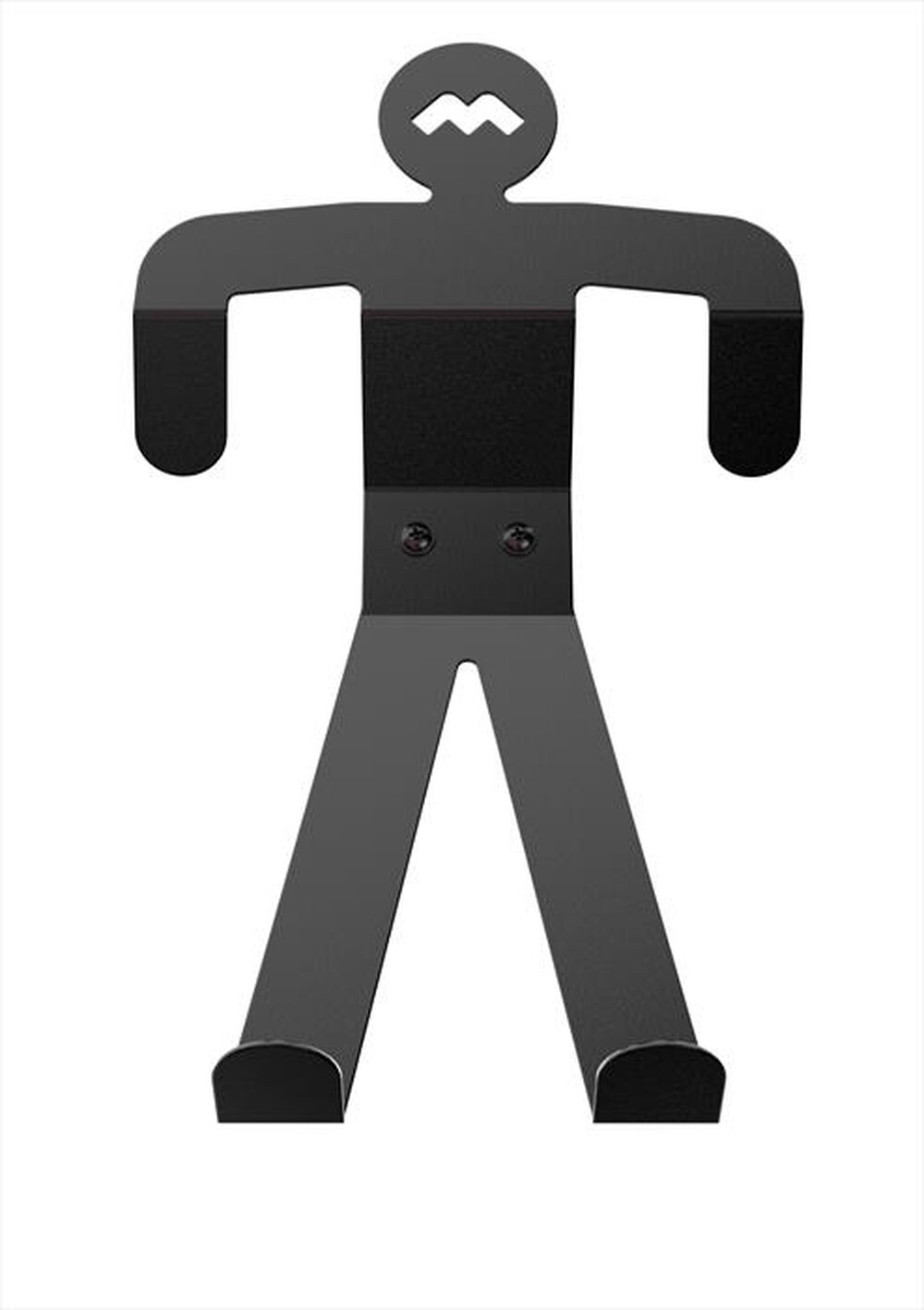 "MELICONI - OMINO ACCESSORI BICI-Acciaio di colore nero con des"