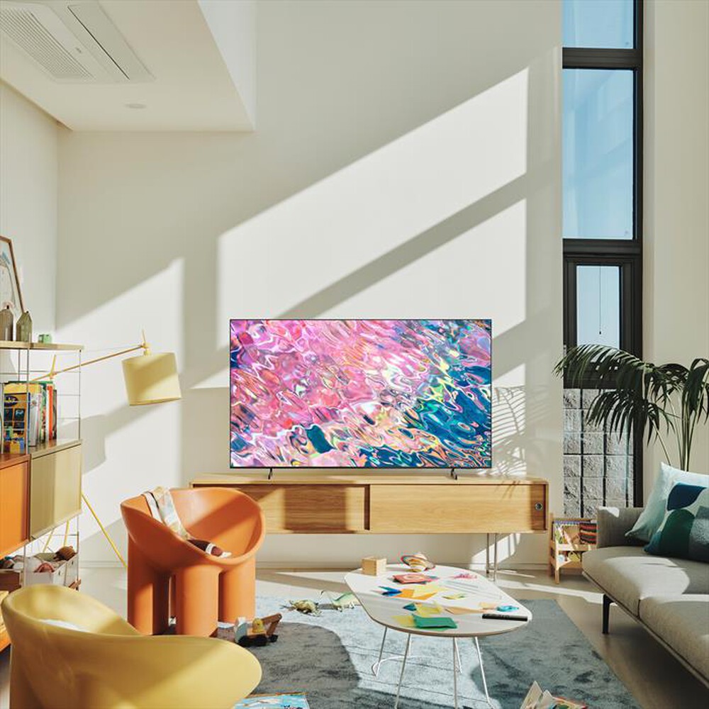 "SAMSUNG - Smart TV QLED 4K 75” QE75Q60B-Black"