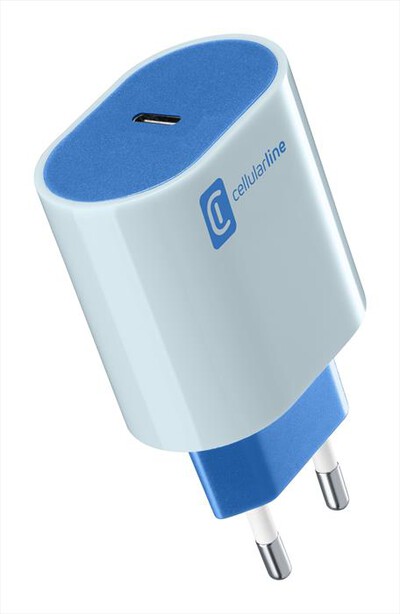 CELLULARLINE - Carica Batterie ACHUSBCSMARTPD20WB-Blu