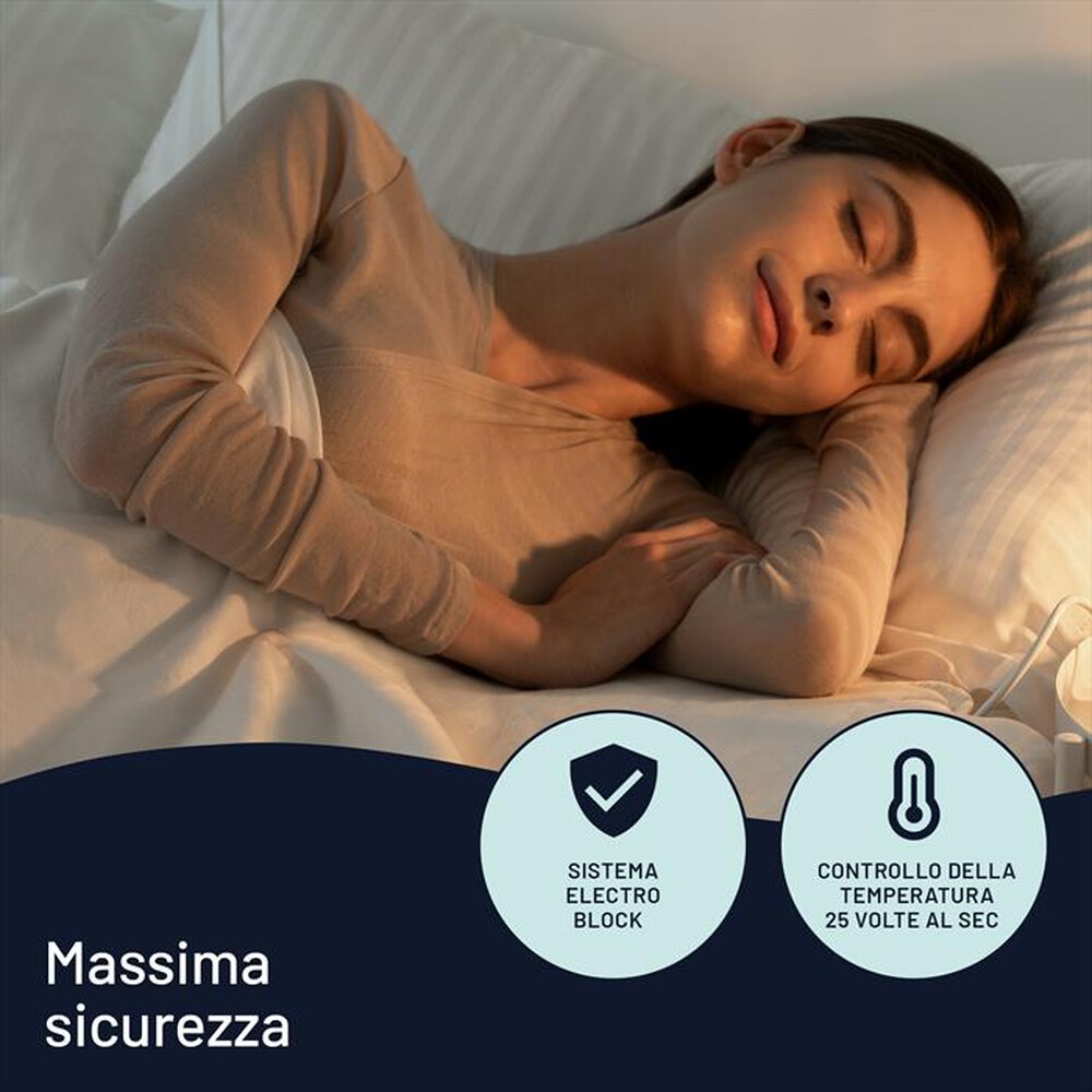 "IMETEC - COMFORT 2T 50% LANA E MERINO 150X80-bianco"