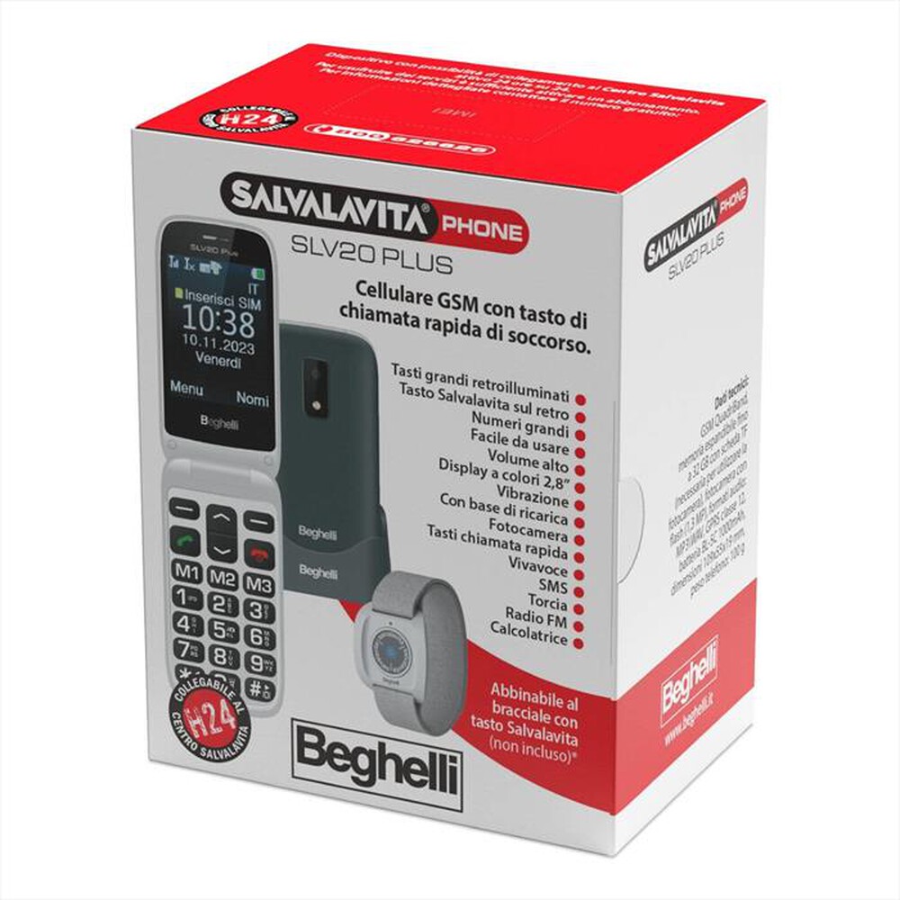 Immagine del prodotto BEGHELLI - Telefono 9200-grigio