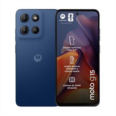 MOTOROLA - Smartphone MOTO G15 8/512-Sea blue