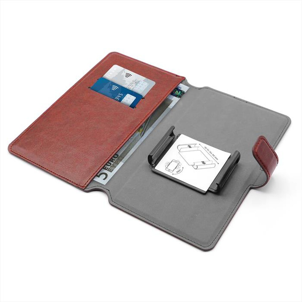 "PURO - UNIWALLET4REDXXL-Bordeaux"