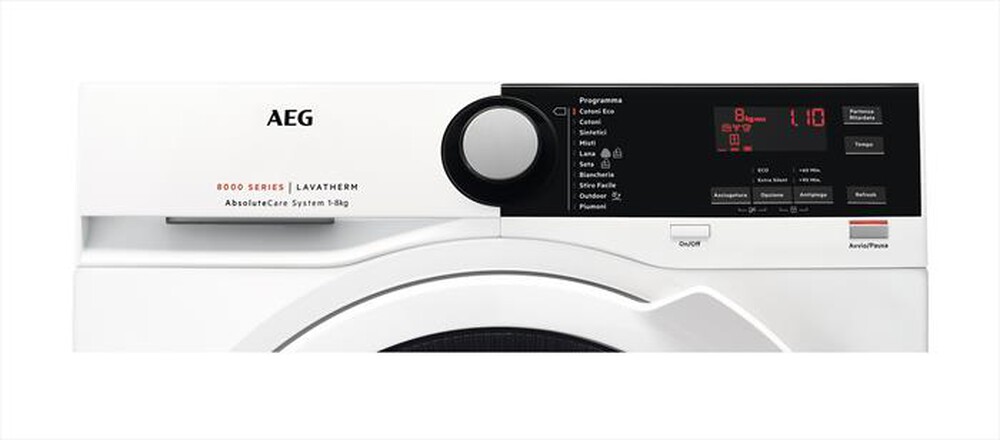 "AEG - Asciugatrice T8DBE843 - 8 Kg - A++-Bianco"