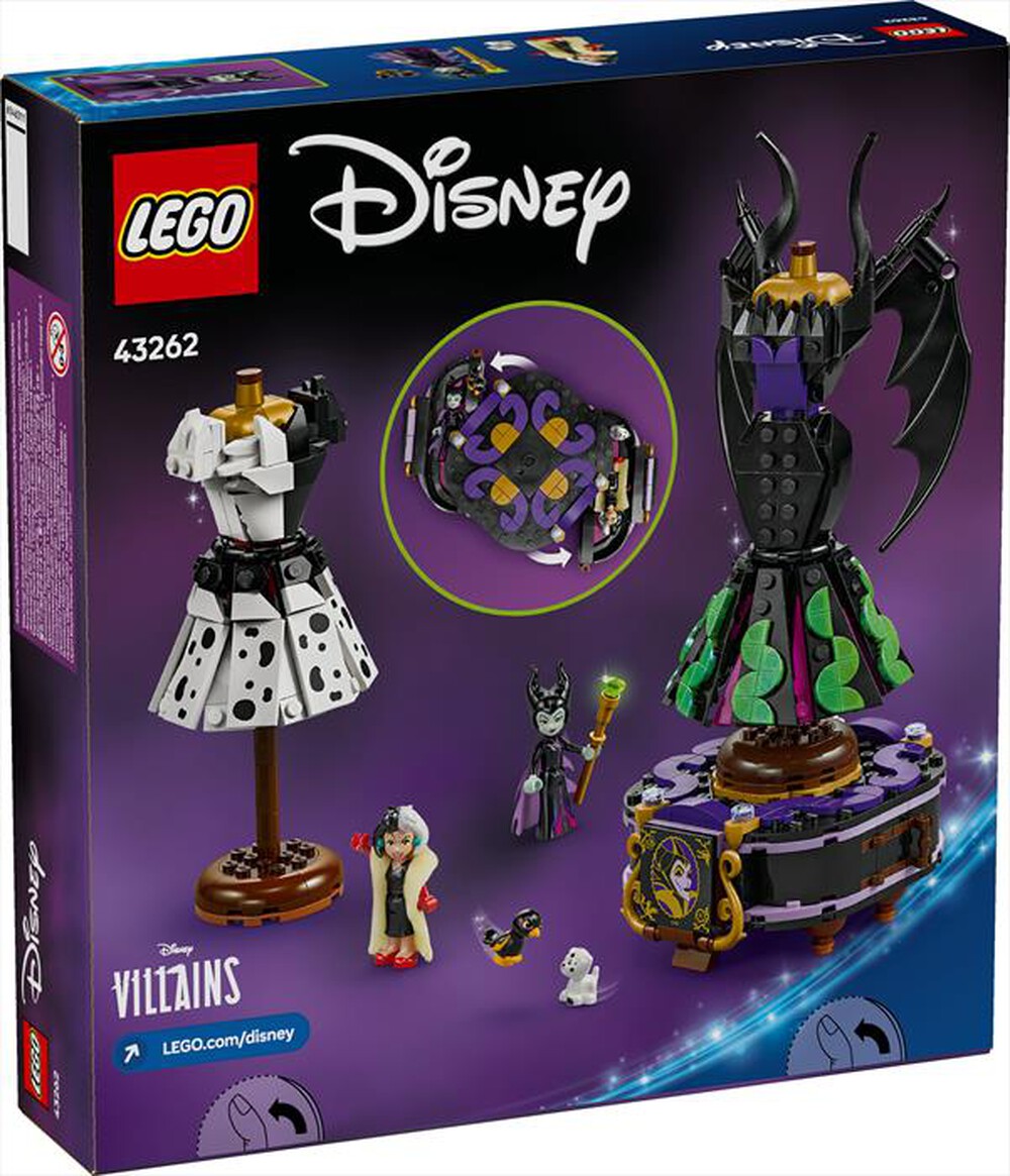 Immagine del prodotto LEGO - DISNEY CLASSIC Abiti di Malefica e Crudelia 43262