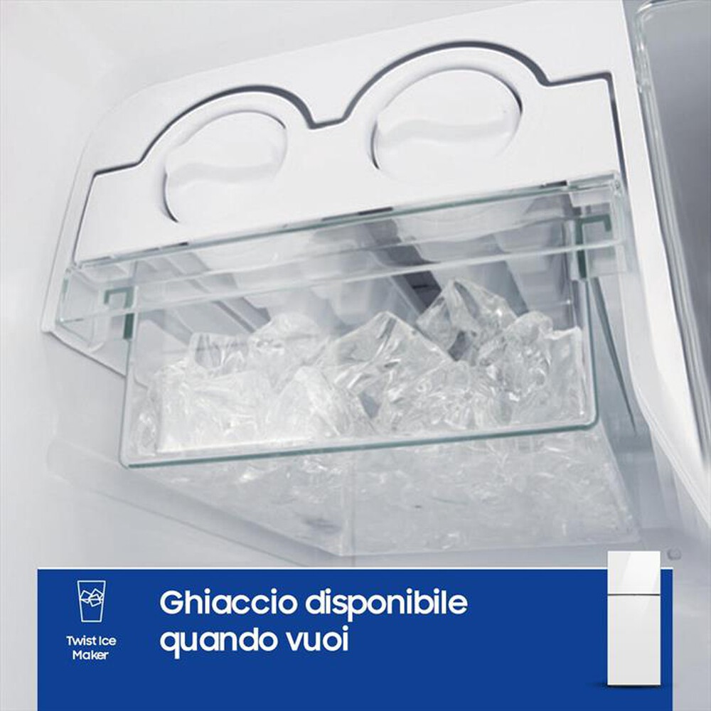 "SAMSUNG - Frigorifero 2 porte RT47CB662612ES Classe E 465 lt-CLEAN WHITE"