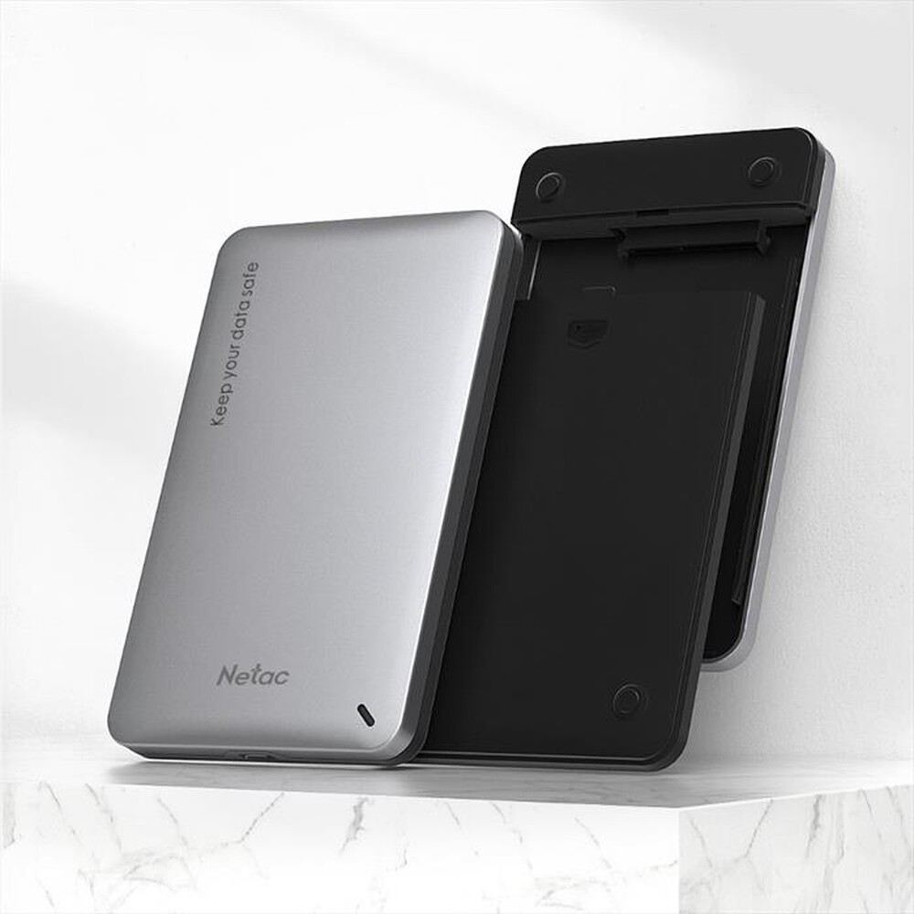 Immagine del prodotto NETAC - CABINET ENCLOSURE ALLUM.PER 2.5 SATA USB 3.0 A-C-ALUMINIO
